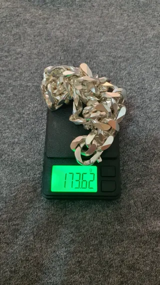 Cadena de plata 925 y pulsera de plata 925