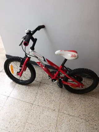 Bicicleta Infantil Monty KY3 Roja y Blanca