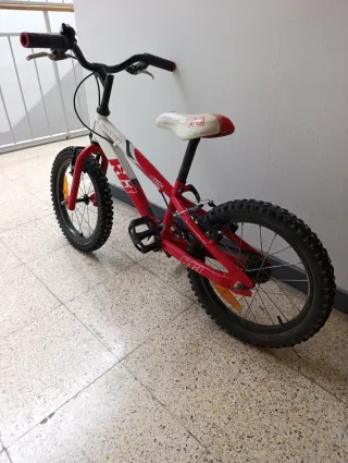 Bicicleta Infantil Monty KY3 Roja y Blanca