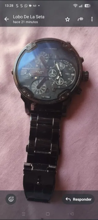 Reloj Diesel DZ 7395 Negro