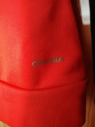 Sudadera Adidas Naranja y Negra