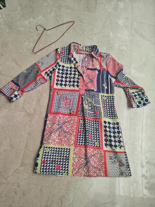 Vestido Vilagallo Talla 38 Patchwork