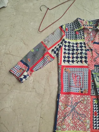 Vestido Vilagallo Talla 38 Patchwork