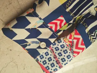 Vestido Vilagallo Talla 38 Patchwork