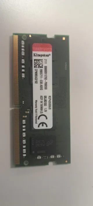 Módulo Kingston 8GB DDR4 KCP426SS6/8