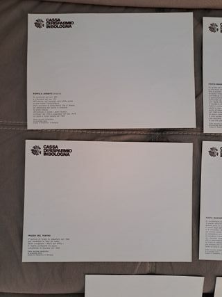 Collezione 9 cartoline storiche Bologna
