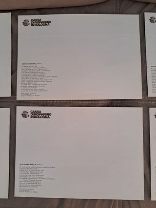 Collezione 9 cartoline storiche Bologna