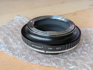 Adaptador K&F Concept OLYMPUS OM a Fujifilm GFX