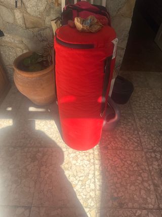 Saco de boxeo rojo