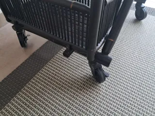 Carrito camarera bambú negro