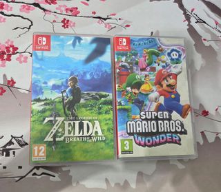 Zelda Breath of the Wild y Super Mario Wonder