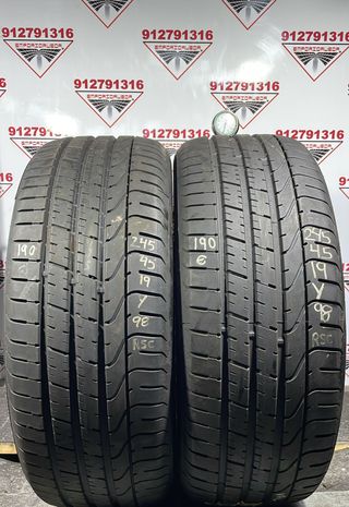 245 45 19 Y PIRELLI RUEDA AL 90% VIDA UTIL