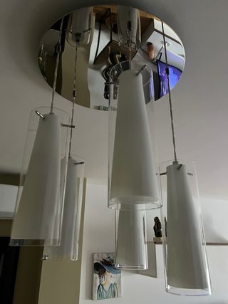 Lámpara colgante moderna 5 luces