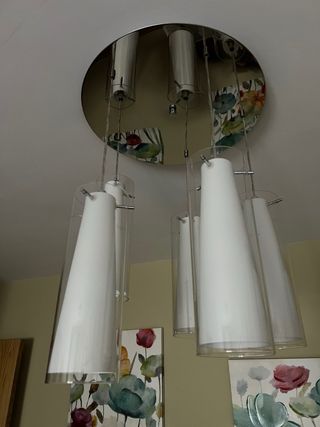 Lámpara colgante moderna 5 luces