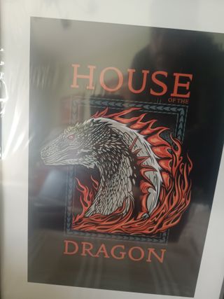 Lámina House of the Dragon enmarcada