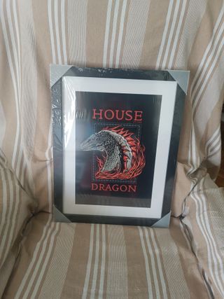 Lámina House of the Dragon enmarcada
