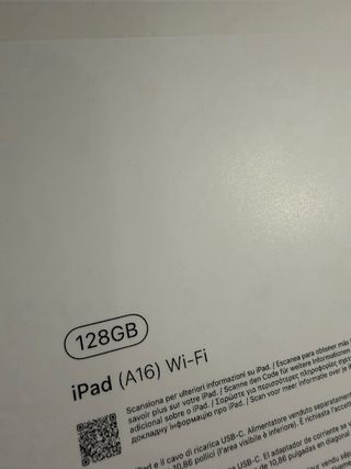 Caja iPad Apple A16 NUEVA.
