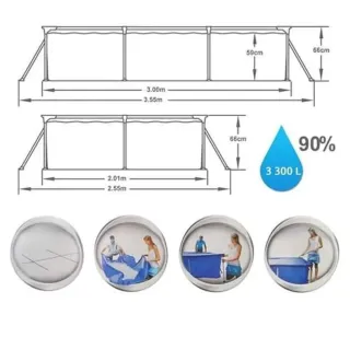 Piscina Bestway con depuradora Bestway 56411