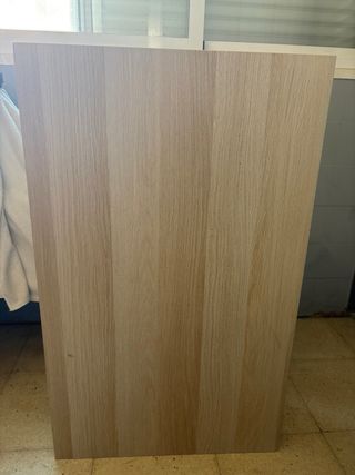 Mesa auxiliar madera clara Ikea