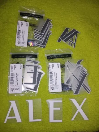 Real Madrid. Números, Letras y Parches Oficiales