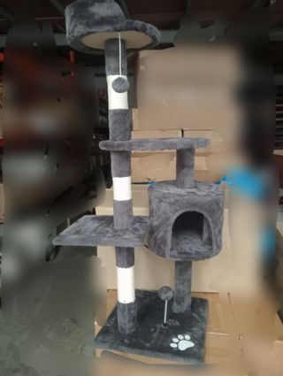 Rascador para gatos de tela nuevo