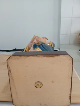 ✨Pieza colección✨Hermosa Virgen madera policromada
