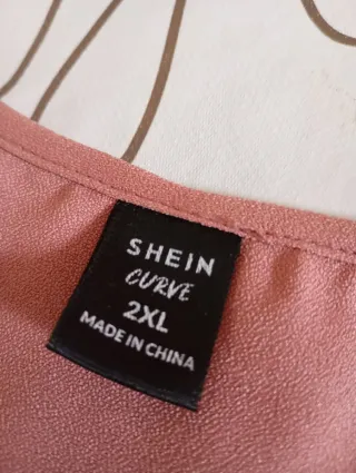 Blusa rosa mujer manga con volantes