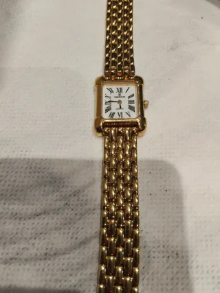 Reloj Kronos Rectangular Dorado Mujer