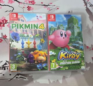 Pikmin 4 + Kirby y la Tierra Olvidada para switch