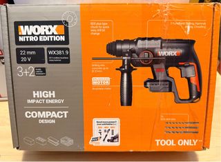 Taladro Percutor Worx Nitro 20V x2 bat + cargador