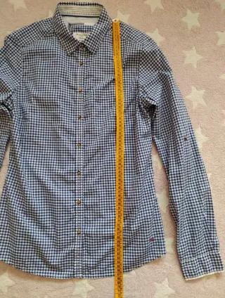 Camisa Massimo Dutti Vichy Talla S Mujer