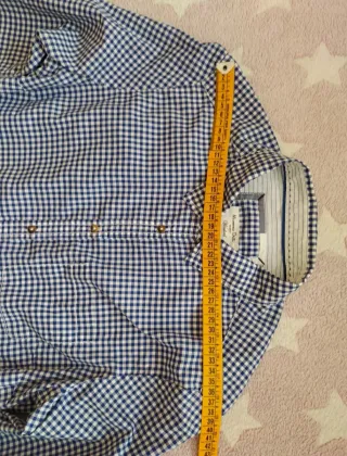 Camisa Massimo Dutti Vichy Talla S Mujer