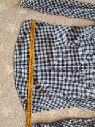 Camisa Massimo Dutti Vichy Talla S Mujer