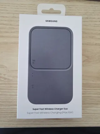 Cargador Inalámbrico Rápido Duo Samsung