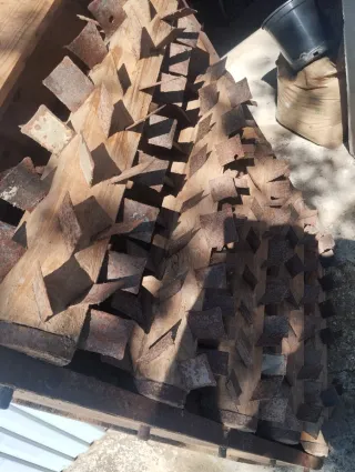 Trillo de rodillos antiguo.