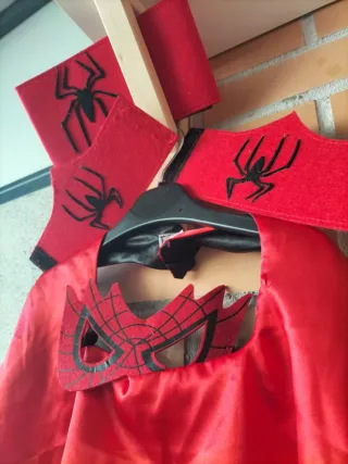 Disfraz Spiderman capa y máscara