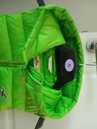 Chaleco Hollister Verde Talla XL