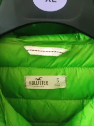 Chaleco Hollister Verde Talla XL
