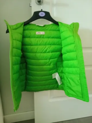 Chaleco Hollister Verde Talla XL