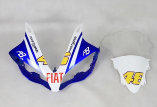 CARENADO PINTADO YAMAHA R1 2007-2008 AZUL/BLANCO