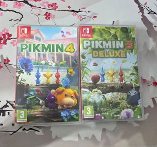 Pikmin 3 PRECINTADO y Pikmin 4 para switch