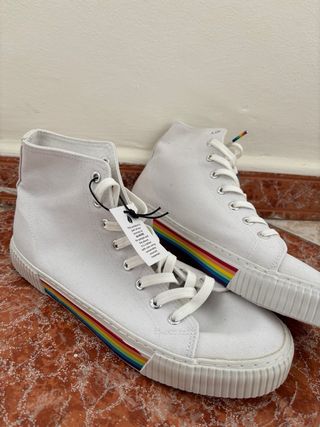 Zapatillas altas blancas YOURTURN