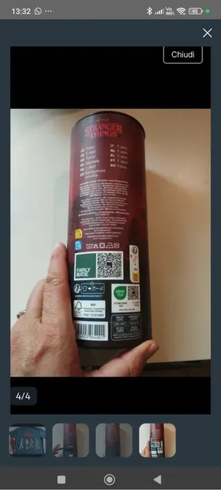 Maglia Stranger Things tubo