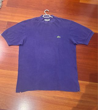 Camiseta Lacoste Morada Talla S