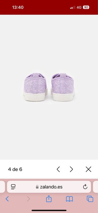 Zapatillas Anna Field lilas