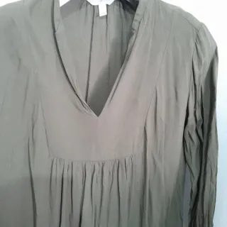 Abito corto H&M verde oliva kaki taglia L