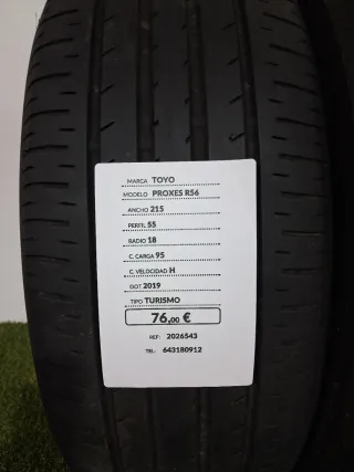 215 55 18 95H TOYO PROXES R56
