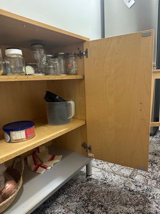 Armario auxiliar madera y metal