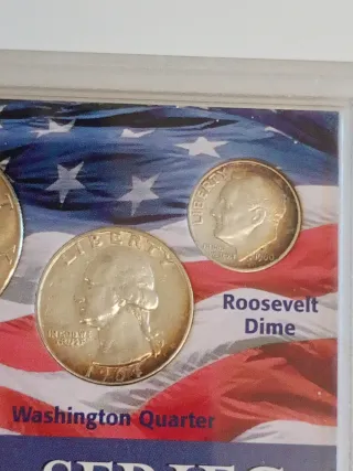 Colección Monedas Plata Americana 1964