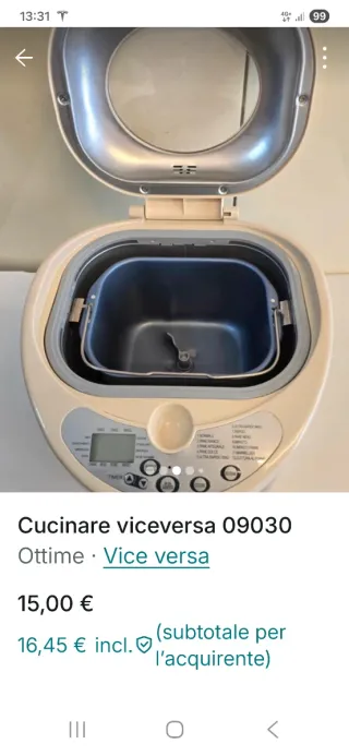 Macchina del pane Viceversa 09030